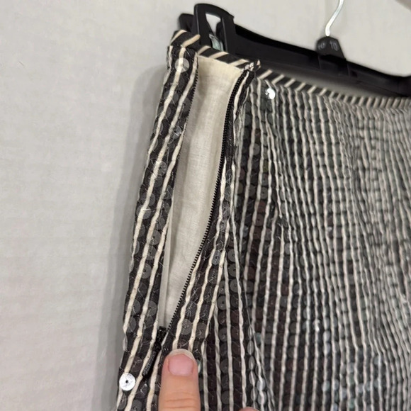 Michael Kors Striped Sequin Mini Skirt Size 2 - Picture 5 of 8